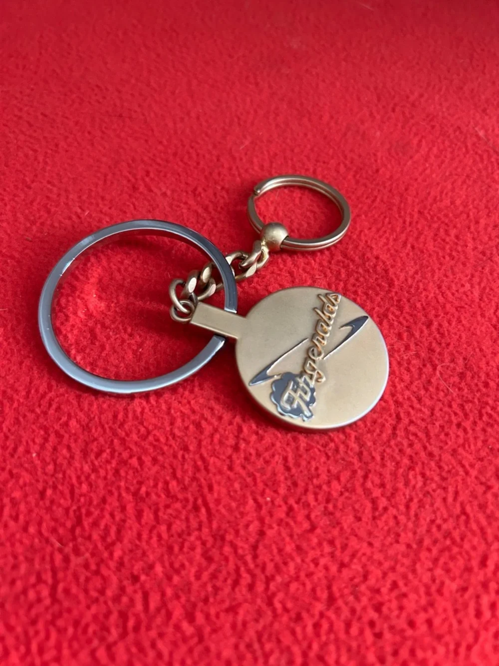 Fitzgerald Gold silver Keychain unisex